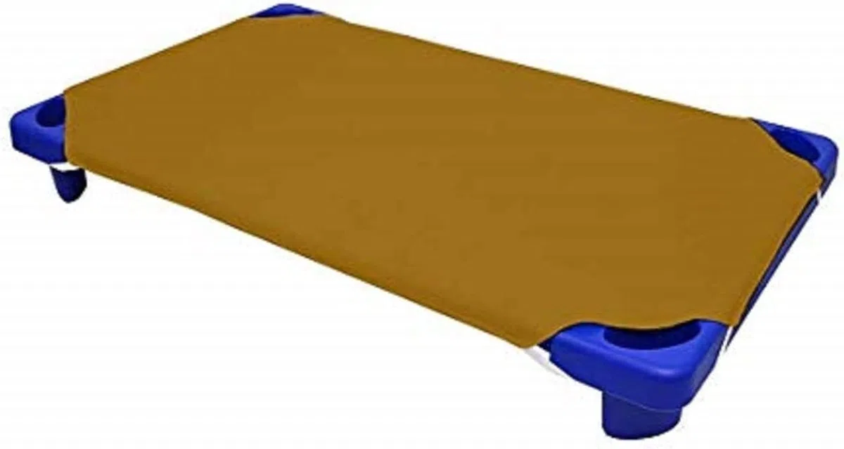 Spannbettlaken für Kleinkinderbett, Vorschule, Mattegröße 4, elastische Schlaufen, 100 % Baumwolle, weiche Babypflege-Bettlaken, 12 Stück, Taupe (55 cm B x 137 cm L)