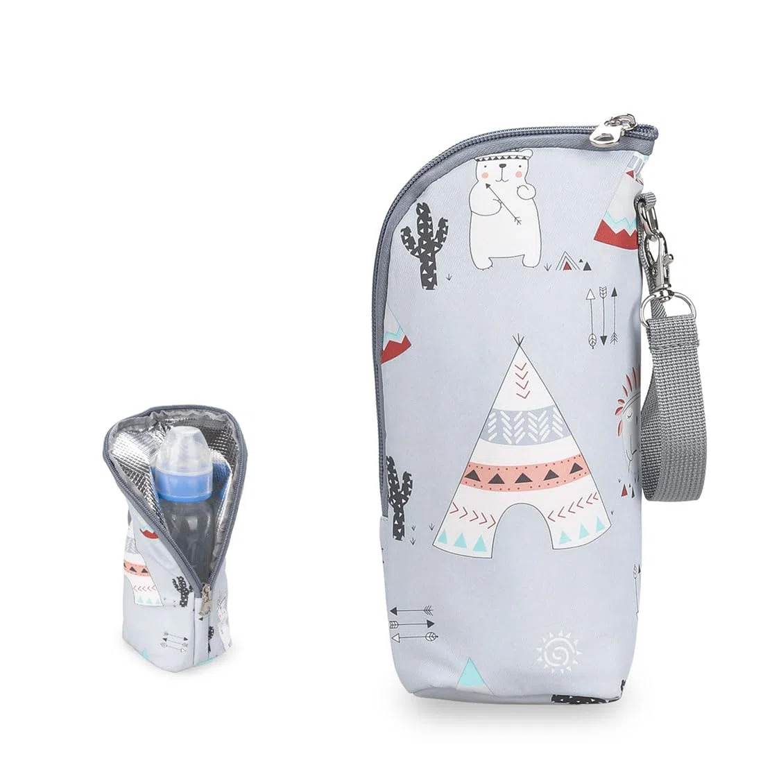 1 Pcs Babyflasche Isolierungstasche, tragbare Babyflaschen-Tasche für Kinderwagen Outdoor-Reisen