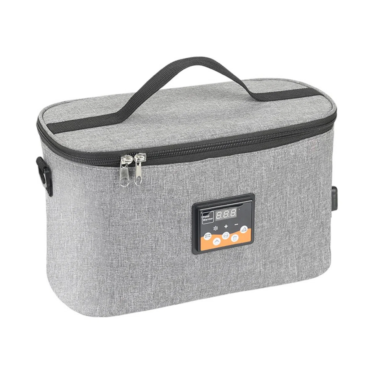 Babyflaschenwärmertasche Auto 8l aus Oxfordstoff mit Dc 12v | Temperaturanzeige in Echtzeit, Tragbar für Unterwegs, mit Tragegurt und Griff