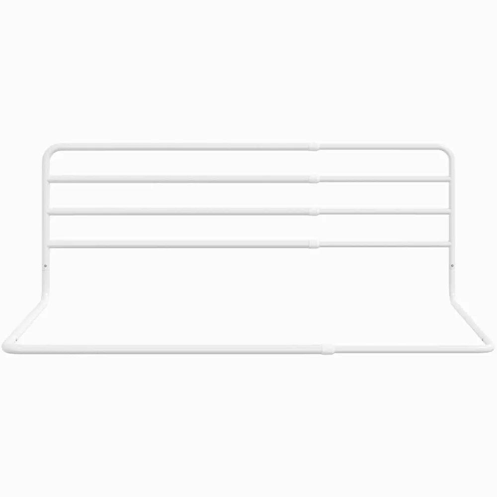 Generisch Kleinkind-Bettschutzgitter Weiß (76-137) x55 cm Eisen,Baby & Kleinkind,Babysicherheit,Baby-Bettschutzgitter-10234