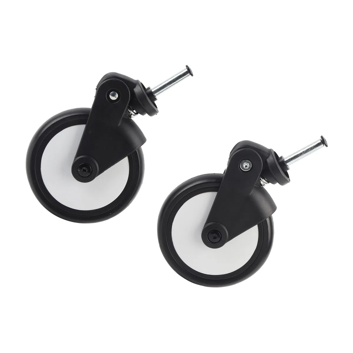 Bnineteenteam Kinderwagen Gummiräder, 13 cm Durchmesser, vorder und hinten geeignet, Baby Travel Zubehör für Verschiedene Kinderwagen mit Werkzeug