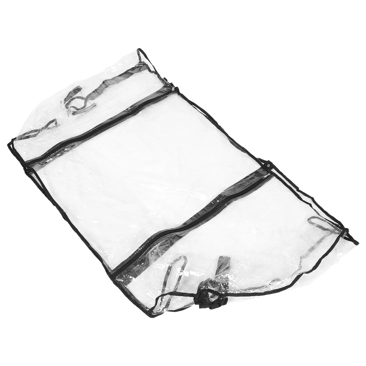 Transparente PVC Regenabdeckung für Gartenwagen, Universell | Camping und Picknick, Robust und Pflegeleicht, Schützt vor Schmutz und Sonne