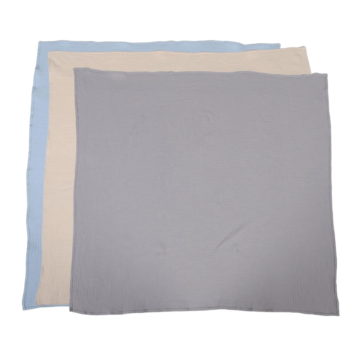 3 Stück Teiliges Swaddle aus Weichem Musselin Atmungsaktive Wickeldecken für Neugeborene Jungen und Mädchen Sanfte Baumwoll-wickeltücher für Babyschlaf und Beruhigung