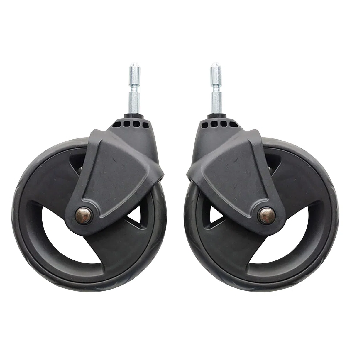 2 Stück Kinderwagen vorne hinten Kinderwagen Rad Set Ersatz vorne