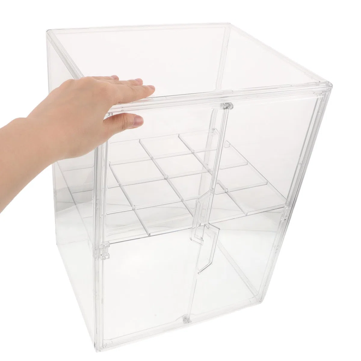 Abaodam Babyflaschen Aufbewahrungsständer aus Acryl mit 2 Ebenen und Platzsparendem Design für Babyflaschen Sauger und Zubehör im Badezimmer oder Schrank