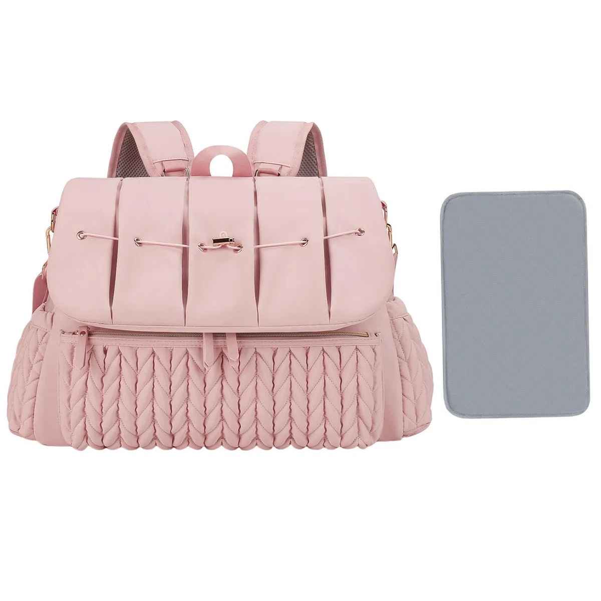 Générique Wickelrucksack, Wickelrucksack, Aufbewahrungstasche für | Kindergarten, multifunktionale Windeltaschen für Mütter, wasserdichte Tischtaschen mit , Rosa, Se référer au descriptif, Sieh