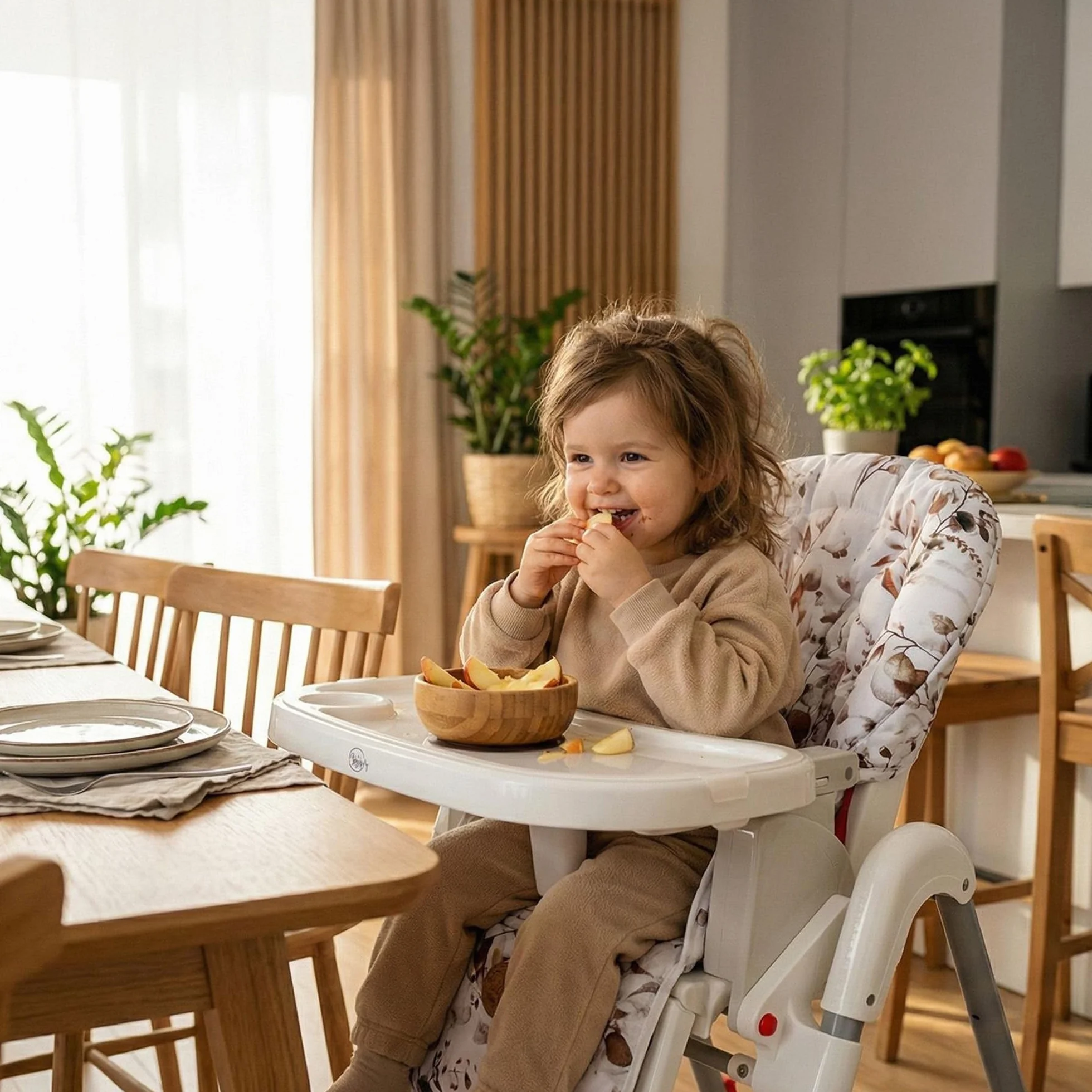 Sitzverkleinerer für Hochstuhl Baby Sitzkissen Stuhl - Kinder Sitzauflage für Ikea Peg Perego Kinderhochstuhl Chair Cover für Kinderstuhl Babystuhl und Hochstühle Zertifikat Oeko-Tex Galaxie