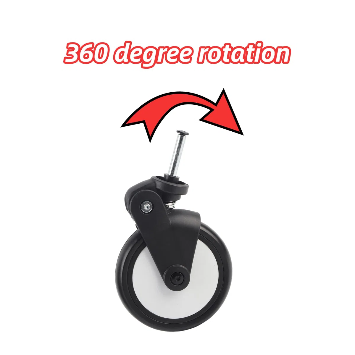 Kinderwagen, Praktische Kinderwagen Kinderwagen Gummi 360-Grad drehbare Vorder für Yoyo/Yoya/Kiddopotamus