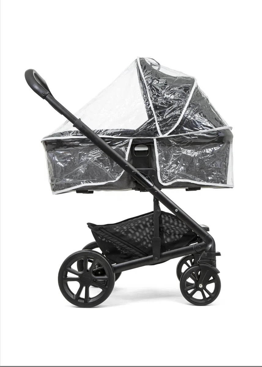 Joie Chrome Babywanne, kompatibel mit Chrome Buggy, Flache Liegefläche, UPF50+ Verdeck, Verstellbarer Schieber, Regenschutz, 0–9 kg