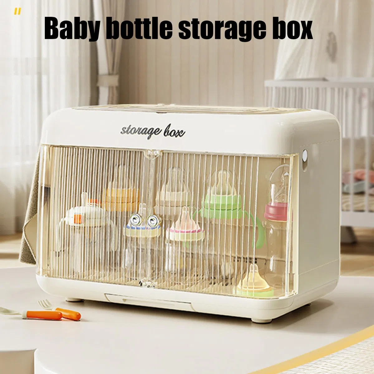 Aufbewahrungsbox für Milchflaschen, Aufbewahrungsbox für Babyflaschen | Staubdichte Aufbewahrungsbox für Stillflaschen, Flaschentrockner