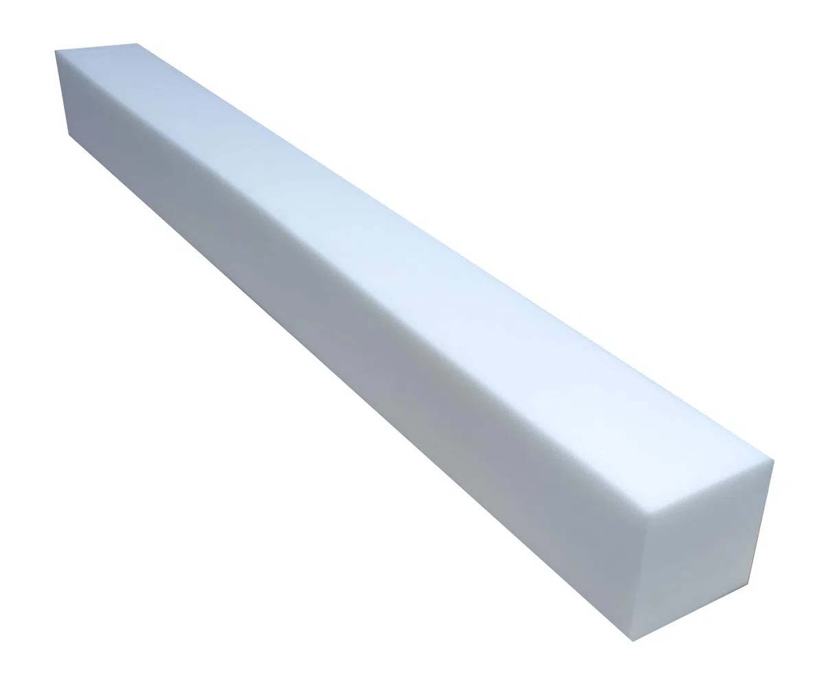 All4All Matratzenverlängerung aus Schaumstoff Matratzenausgleich RG 25/44 10x20cm Schaumstoffstreifen Mittellhart Zuschnitt Matratzenstreifen Verlängerung für Babybett oder Pflegebett(200)
