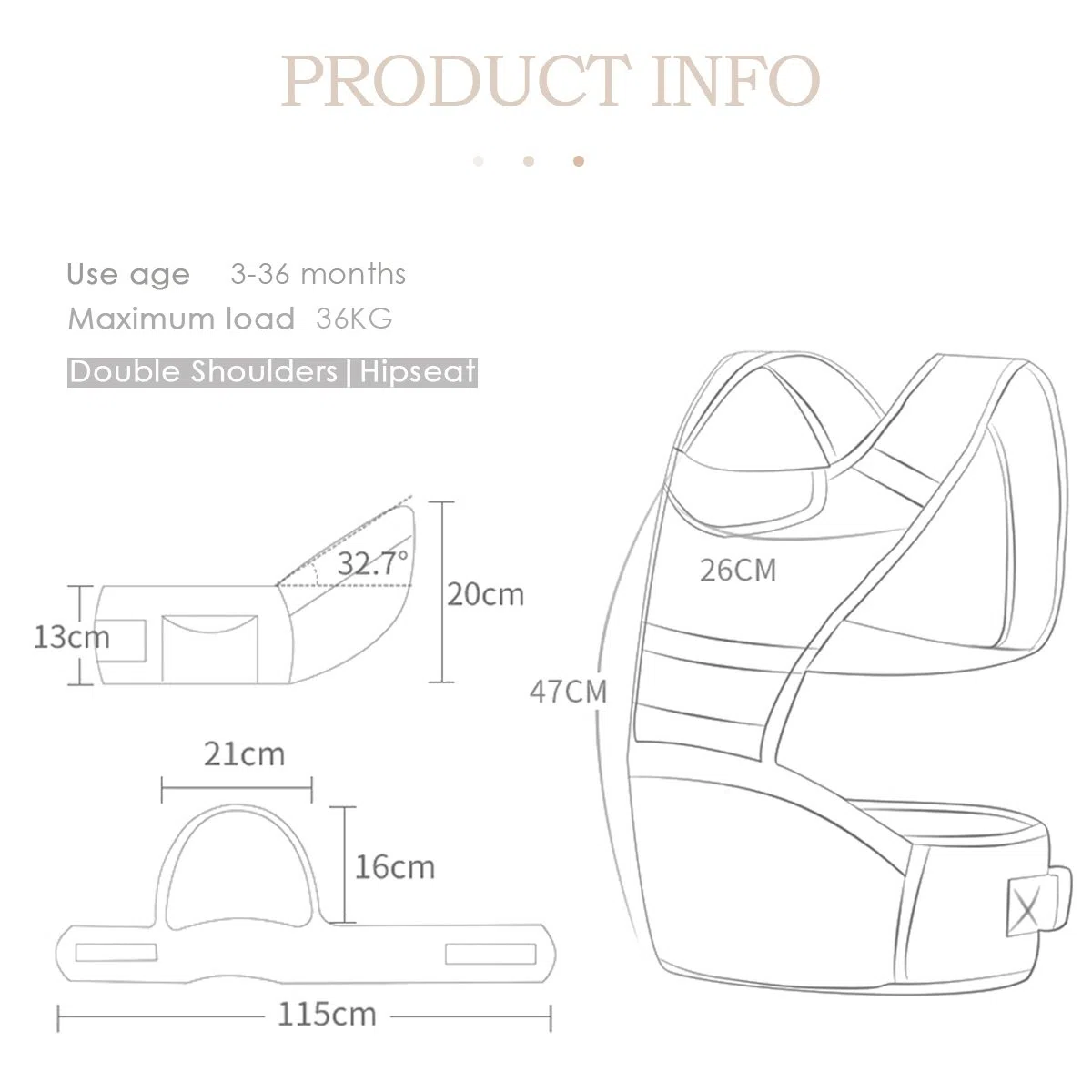SONARIN 3 in 1 Multifunktions Hipseat Baby Carrier,Babytrage,Ergonomisch,100% Baumwolle, Breathable Mesh Backing,Easy Mom(Grün)