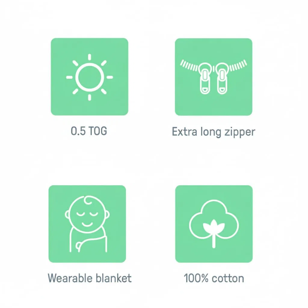 Ingenuity SwaddleMe Arms Free Umwandelbarer Baby Pucksack, Größe 3-6 Monate, 6,4-8,2 kg, Ärmchen gepuckt oder frei, 1,0 TOG - Happy Elephant