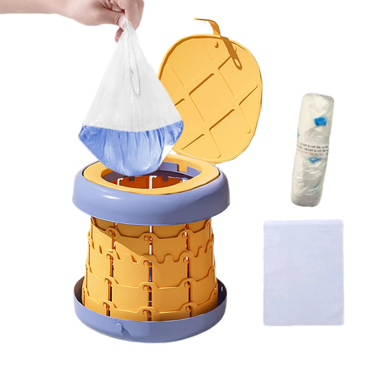 Tragbare Toilette Für Kinder Bequemes Trainingshilfsmittel Mit Rutschfester | Reise Töpfchentoilette Für Unterwegs Für Kinder Und , Innen- Und Außenbereich, Auto, Reisen, Camping