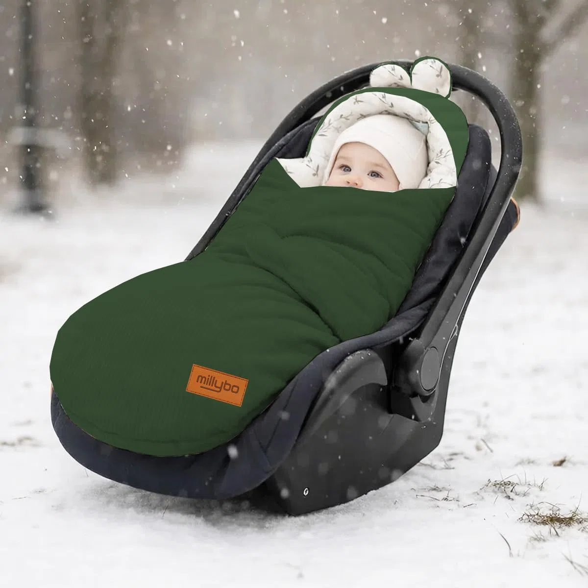 Baby Fußsack Einschlagdecke für Babyschale und Kinderwagen