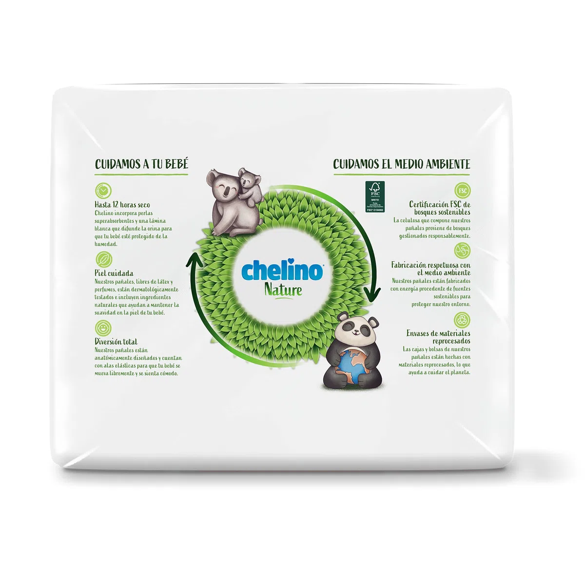 Chelino Nature Kinderwindel, Größe 6 (17-28 kg), 162 Windeln