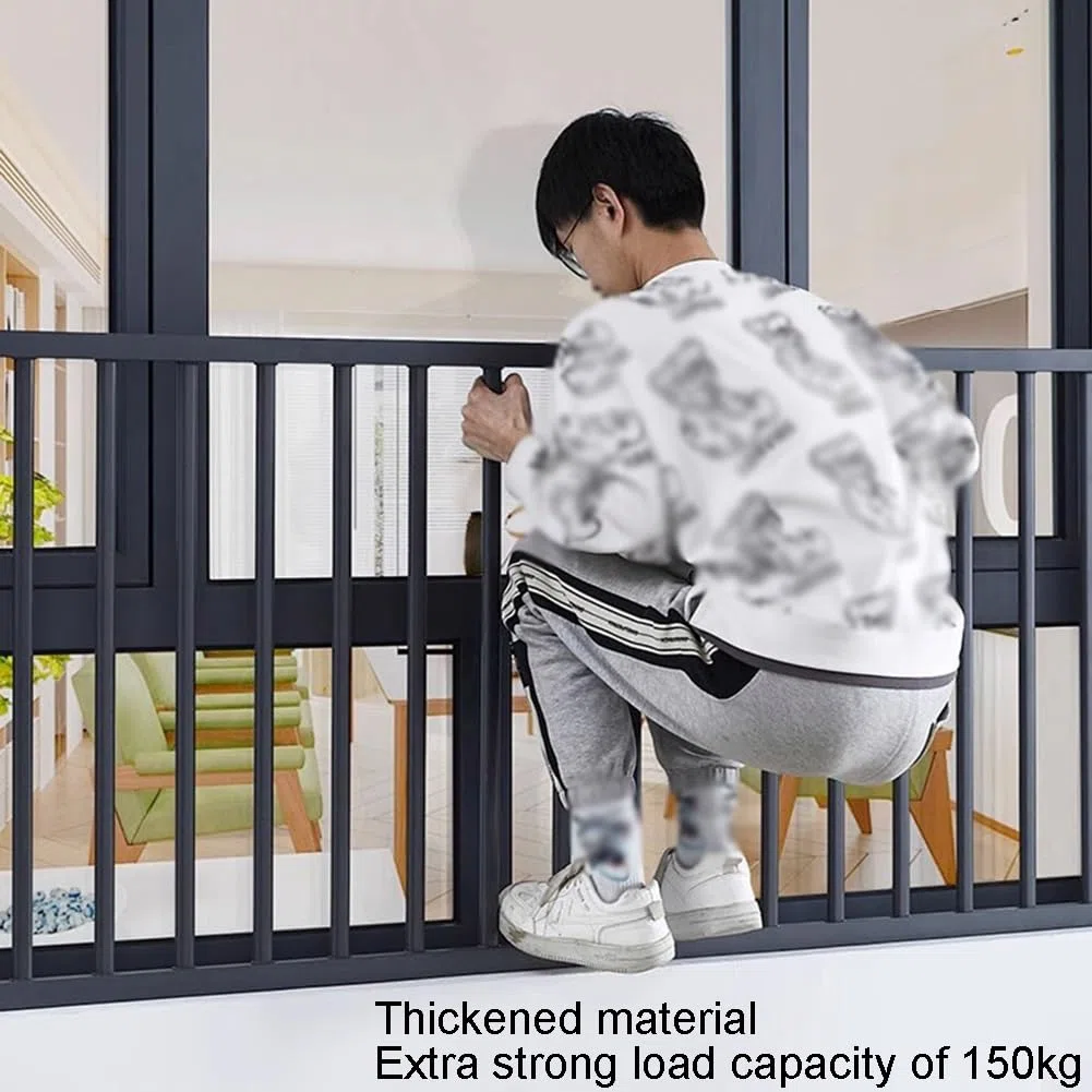 Kindersicherheits-Fenstergitter für die Sicherheit zu Hause, verhindert versehentliches Herunterfallen, verstellbarer Fenstergrill (59,9 x 109,7 cm) – ideal für Kinder und Haustiere