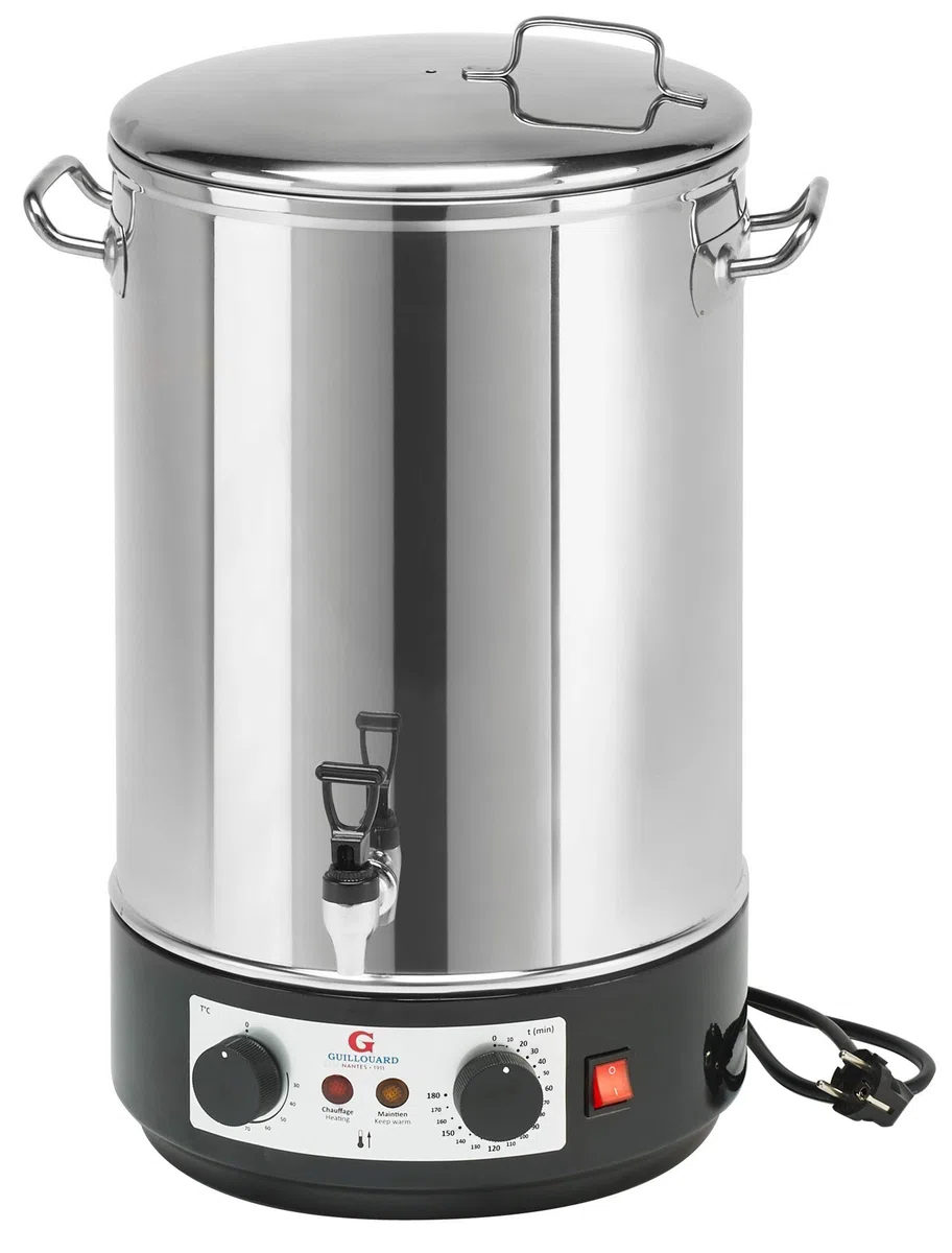 elektrischer Sterilisator mit Wasserhahn und Timer 32l 2500w - 011580