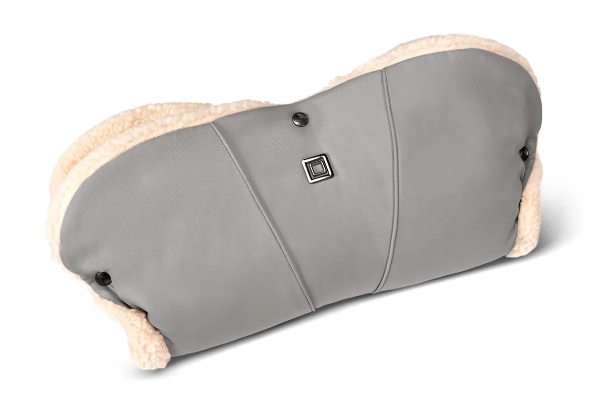 Moon Handmuff Premium & Windel Blaubaer | Passend für Kinderwagen & Buggy | Wasser- und windabweisender Handwärmer mit kuscheligem Innenfutter, | Handschuhe Ideal für kalte Tage | Einfach anzubringen