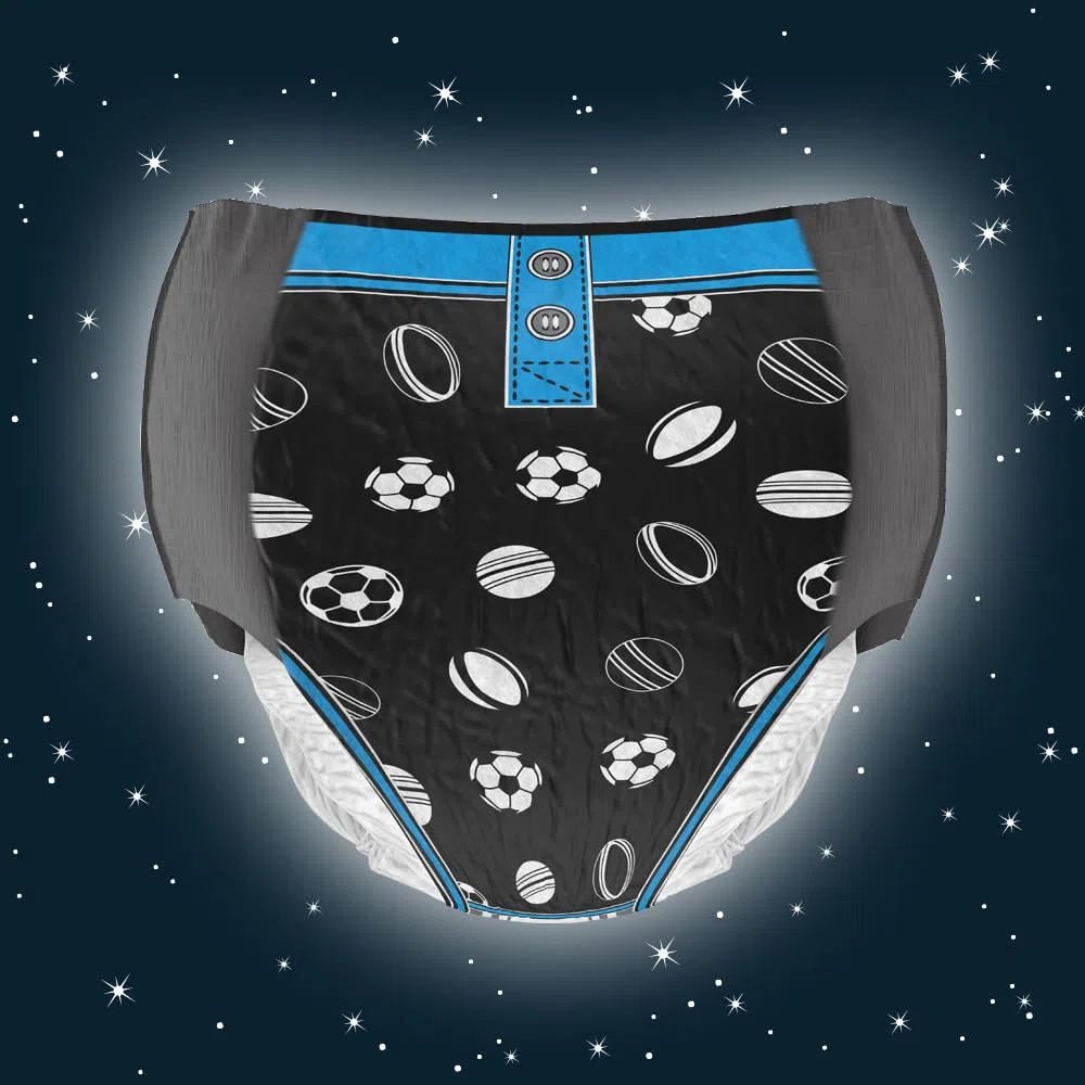 Huggies DryNites hochabsorbierende Nachtwindeln bei Bettnässen, für Jungen 8-13 Jahre (30-48 kg), 27 Stück (3 x 9 St.), Windel-Pants (Packung mit 3)