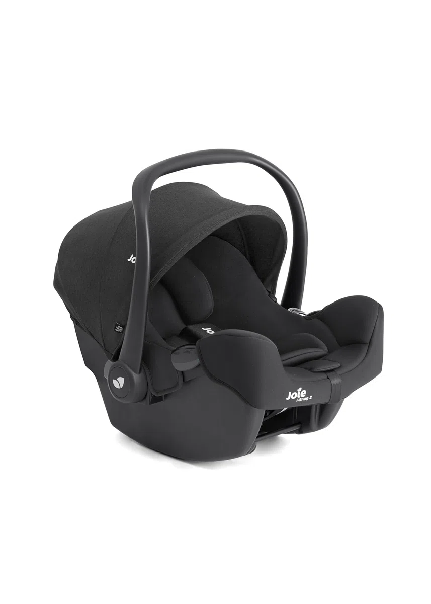 Joie i-Snug™ 2 R129 Kindersitz, i-Size, leicht (3,35 kg), kompatibel mit Reisesystemen, drehbar mit i-Base™ Encore – Geburt bis 12 Monate (40–75 cm) (RAVEN)