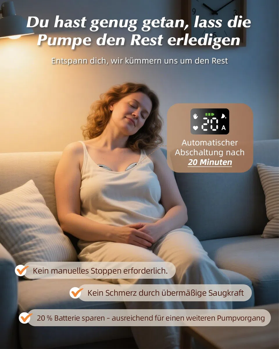 KISSBOBO K5 Milchpumpe Elektrisch,4 Modi 19 Stufen,280mmHg Starke Saugleistung elektrische milchpumpe freihändig,Schmerzfreie elektrisch tragbar (1 Stück/Weiß)