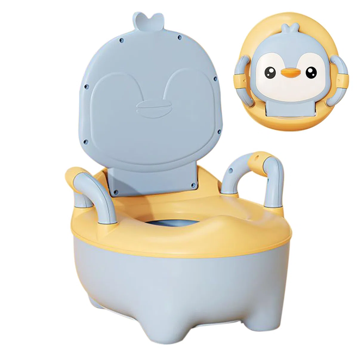 Töpfchenstuhl für Kinder Transportabel, wiederverwendbar, farbenfroh, | Töpfchenstuhl für Badezimmer, Reisen, Auto, Kindertagesstätte, Vorschule, im Freien, Camping, Picknick