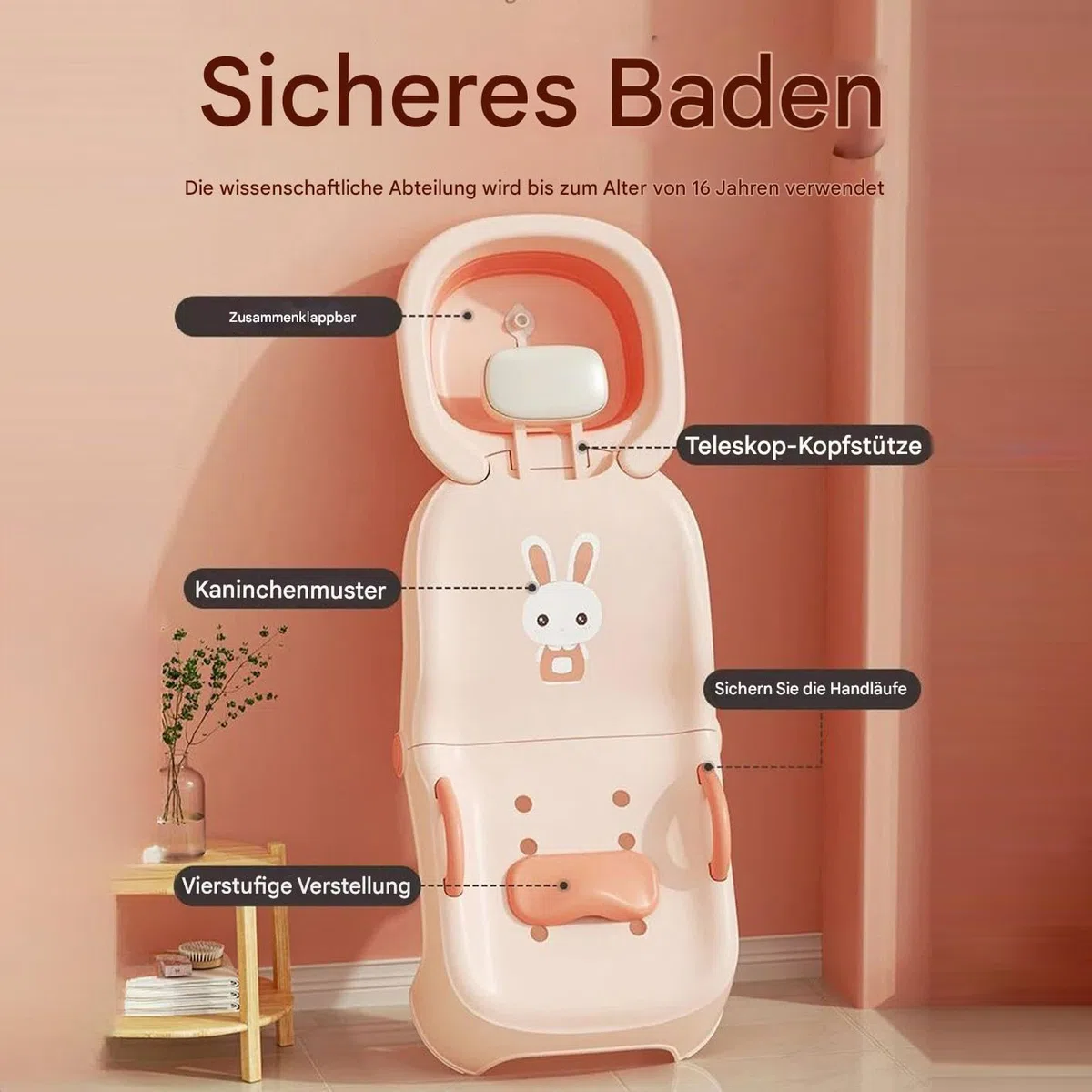 Shampoo-Stuhl für Kleinkinder,Klappbarer Shampoonier-Sessel | Baby Liegesitz Mit Kopfstütze Zu Hause Im Badezimmer Oder Salon