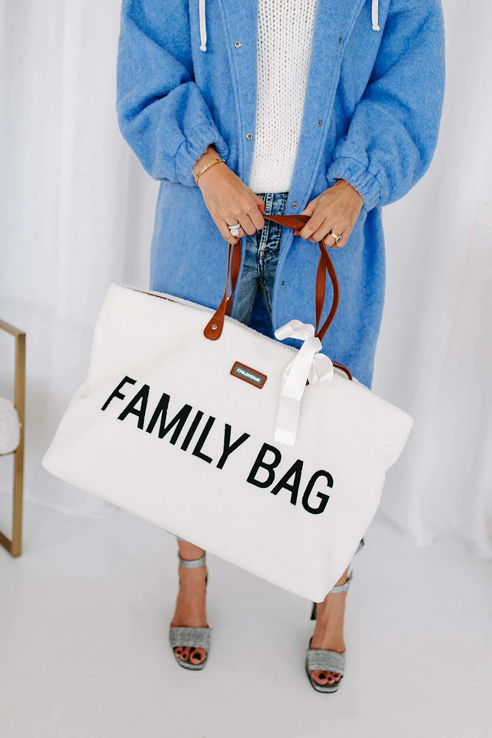 Childhome, Family Bag, Wickeltasche, Reise-/Wochenendtasche, großes Fassungsvermögen, abnehmbare Tasche inklusive