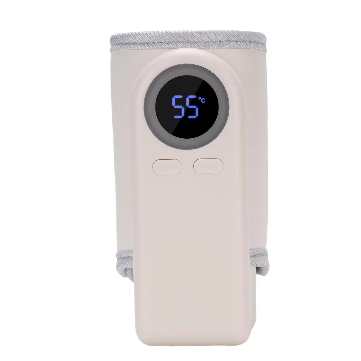 ASHATA USB Wiederaufladbare, Schnelle Flaschenwärmerhülle, Leicht zu Reinigen, Tragbarer Wärmer für Babymilch, 1 X Packung