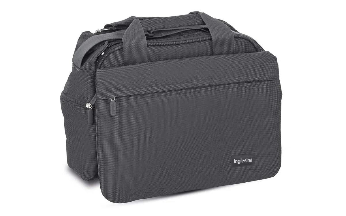 Inglesina My Baby Bag, Graphit, Wickeltasche für Neugeborene, Multifunktion, Praktisch und Geräumig, für Mutter und Vater, Thermofach, Organisierte Fächer
