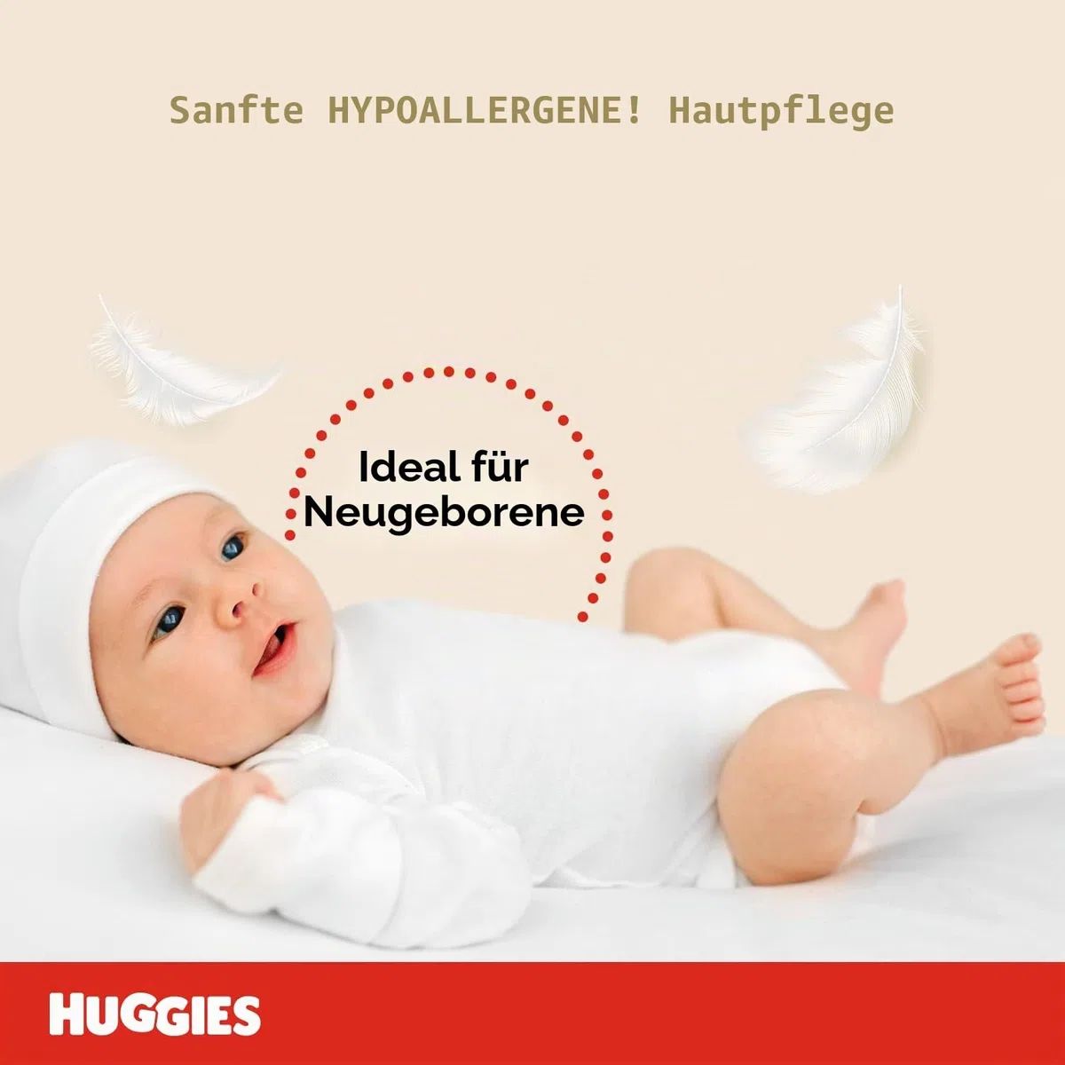 Huggies Extra Care Bebè, Windeln Größe 1 (2-5 kg), sehr saugfähig, Disney-Design, Vorratspackung, 160 Stück