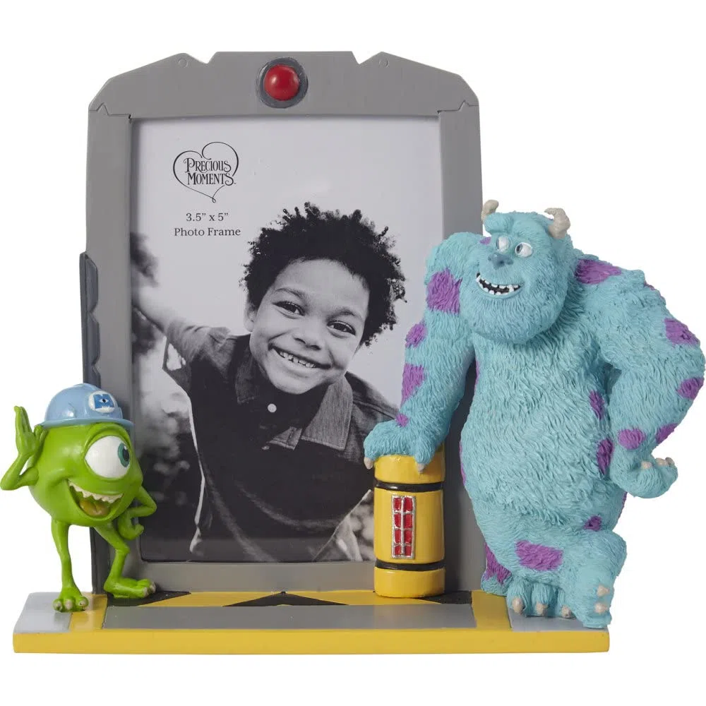 Precious Moments Monsters Inc. Bilderrahmen | Disney Showcase Pixar Monsters, Inc. Love Your Inner Monsters Inc. Bilderrahmen aus Kunstharz | 7,6 x 12,7 cm Bild | Disney Decor & Geschenke |