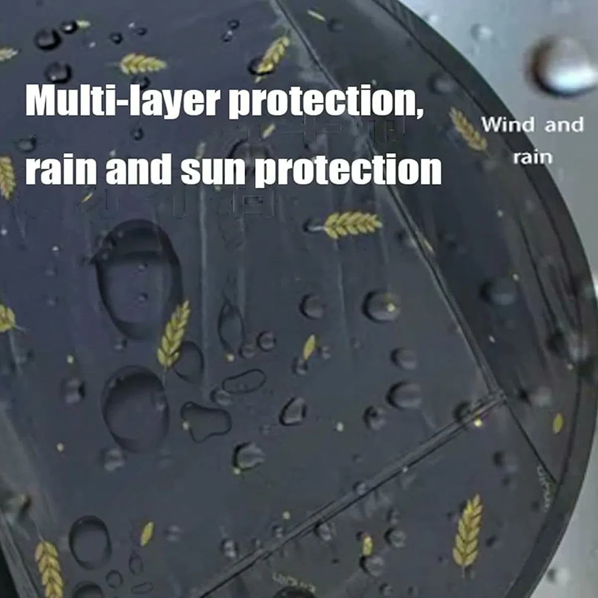 Universal Stuhl Baldachin Regenschirm - Faltbarer Sonnenschutz für Rollstühle und Roller, einfache 3-stufige Einrichtung, langlebiges Material mit Anti-Cracking-Technologie