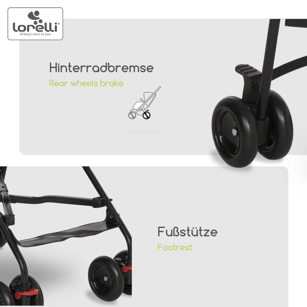 Lorelli Ultra Leichter Buggy Kinderwagen Vaya - nur 4,7kg - Kompakter Sportsitz bis 15kg, Sitzbuggy mit 5-Punkt-Gurt, faltbarem Verdeck und ergonomischen Griffen, klappbarer Reisekinderwagen, blau
