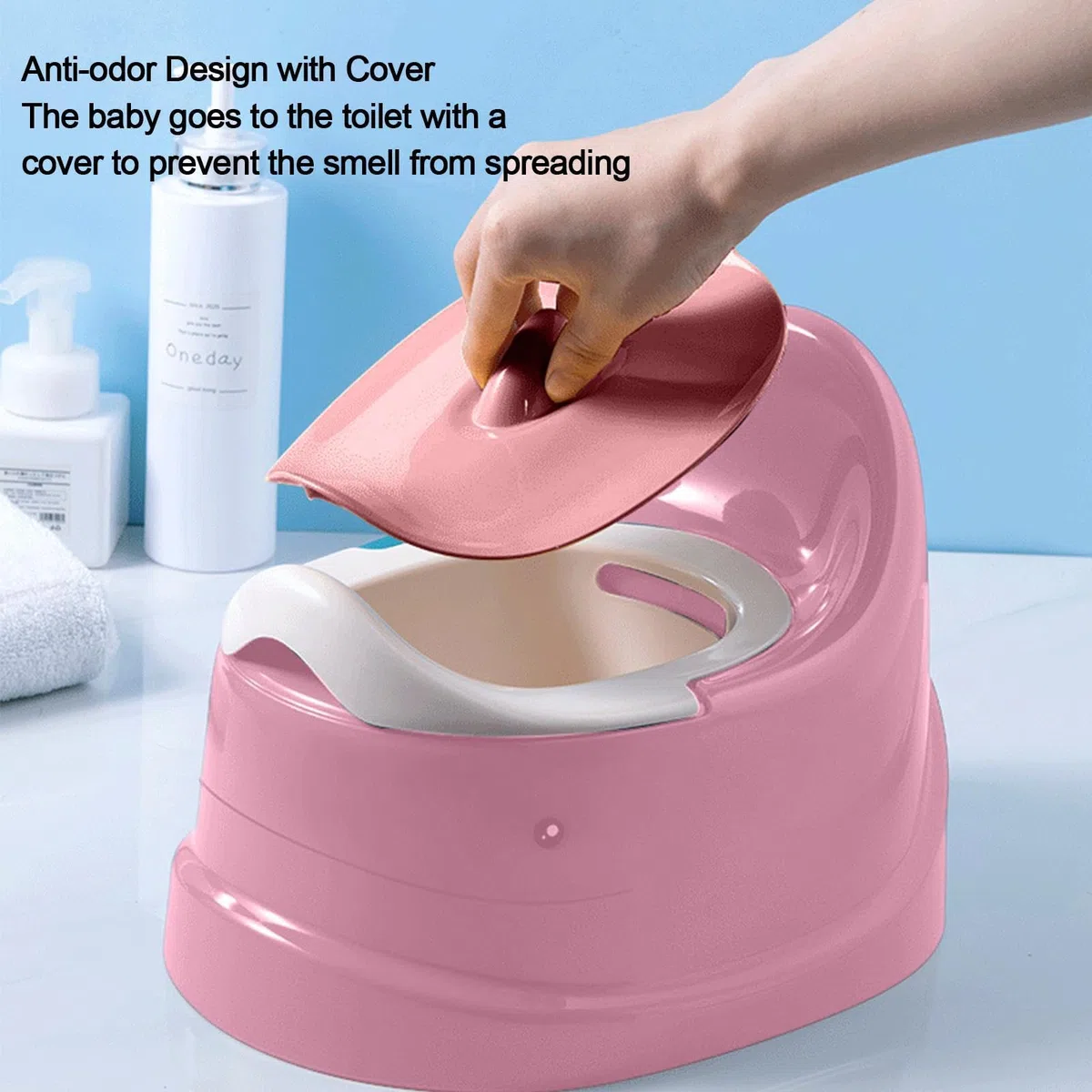 Töpfchentraining für Kinder Kinder Töpfchen-Trainer Tragbare Zubehörartikel | Reise Für Reisen, Zuhause, Autofahrten: bequem, rutschfest, Spritzschutz, einfach zu reinigen, leicht, kompakt, Traini