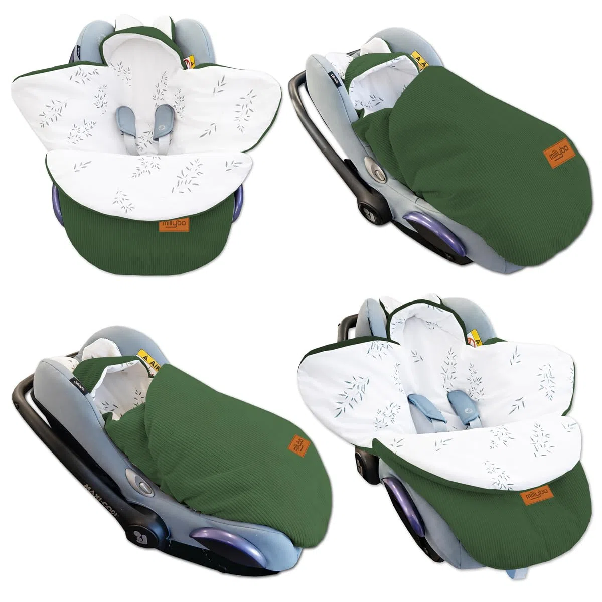 Baby Fußsack Einschlagdecke für Babyschale und Kinderwagen