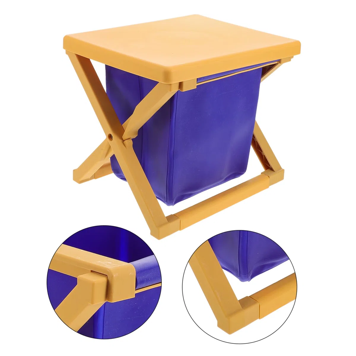 UPKOCH Zusammenklappbare Campingtoilette Faltbar Für Erwachsene Outdoor Reisen Mit Deckel Tragbare Toilette