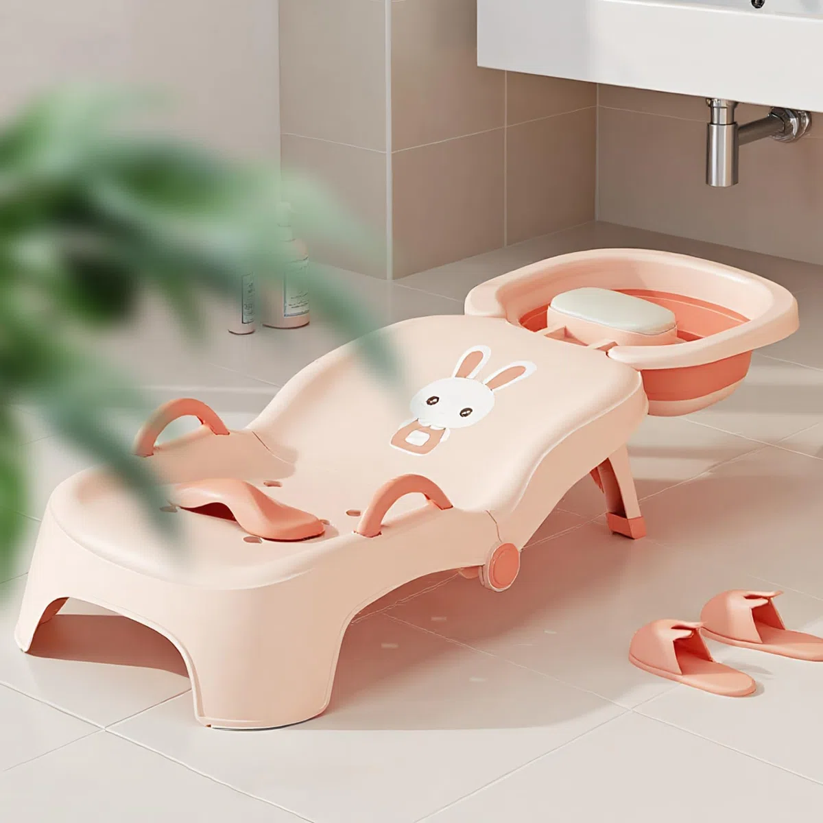 Shampoo-Stuhl für Kleinkinder | Faltbarer Sitz zum Haarewaschen für Kinder im Salon,Verstellbarer Sitz Kopfspüler Für 0-10 Jahre Für Haushalt & Salon