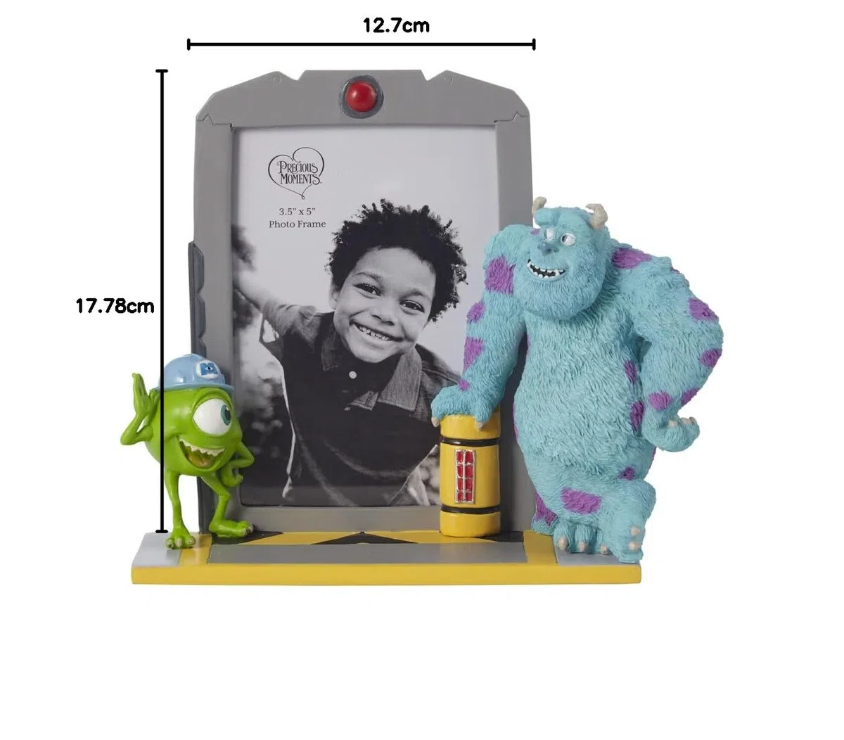 Precious Moments Monsters Inc. Bilderrahmen | Disney Showcase Pixar Monsters, Inc. Love Your Inner Monsters Inc. Bilderrahmen aus Kunstharz | 7,6 x 12,7 cm Bild | Disney Decor & Geschenke |