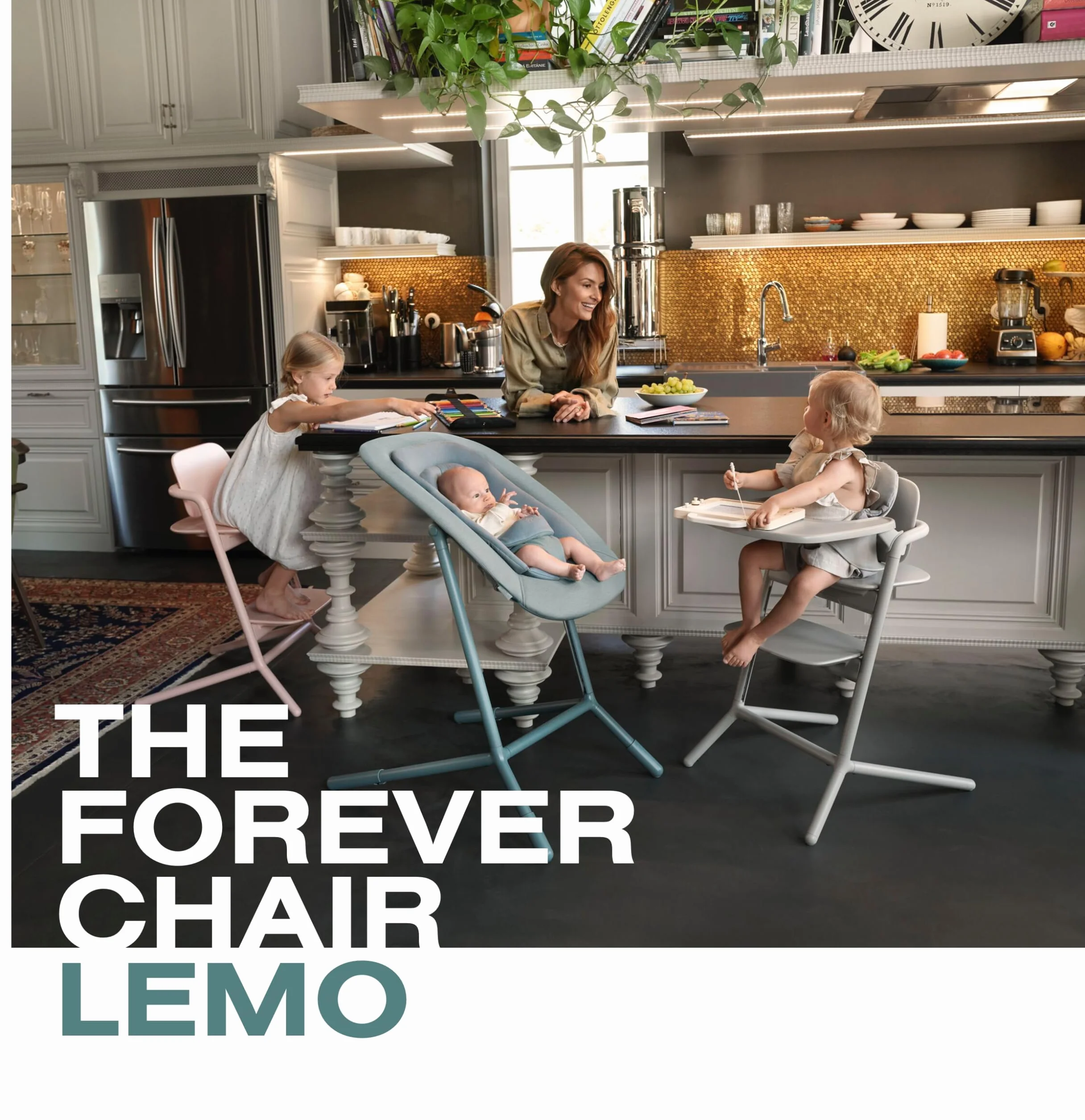 CYBEX Gold LEMO Komforteinsatz, Für CYBEX LEMO Baby Set und LEMO Hochstuhl, Stunning Black