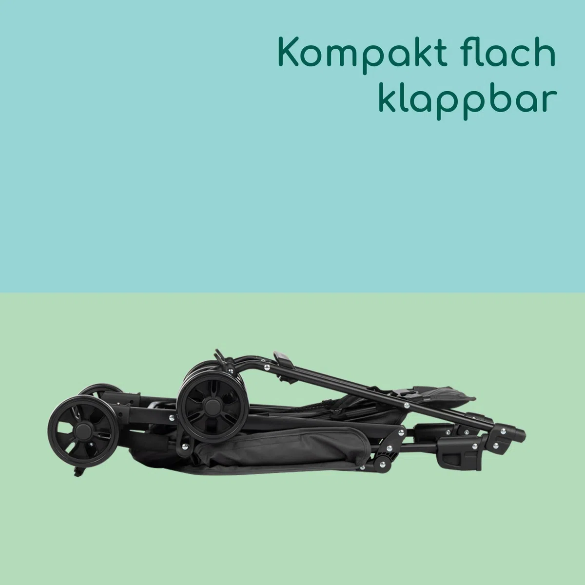 Bebeconfort Snow, Buggy mit Liegefunktion, 0 Monate bis 3,5 Jahre, 0 bis 15 kg, Buggy Kinderwagen, Leicht und klappbar, Mineral Graphite