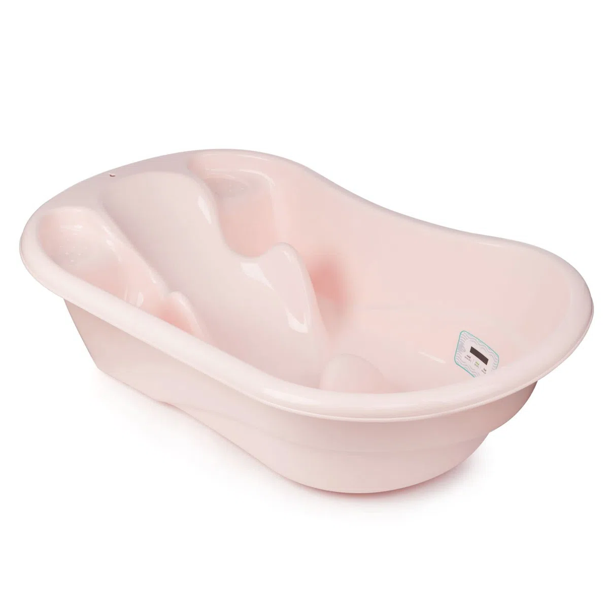 BABYLON Liner Anatomische Babywanne+Thermometer, Mit Stopsel, 0-18M, Rosa