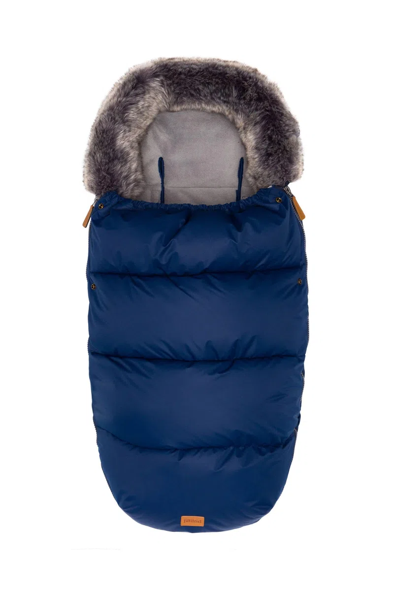 Fillikid Winterfußsack Manaslu & Windel Blaubär, Baby Fußsack extra warm, mit Coral Fleece für Kinderwagen Buggy Sportwagen, Kinderfußsack waschbar & atmungsaktiv