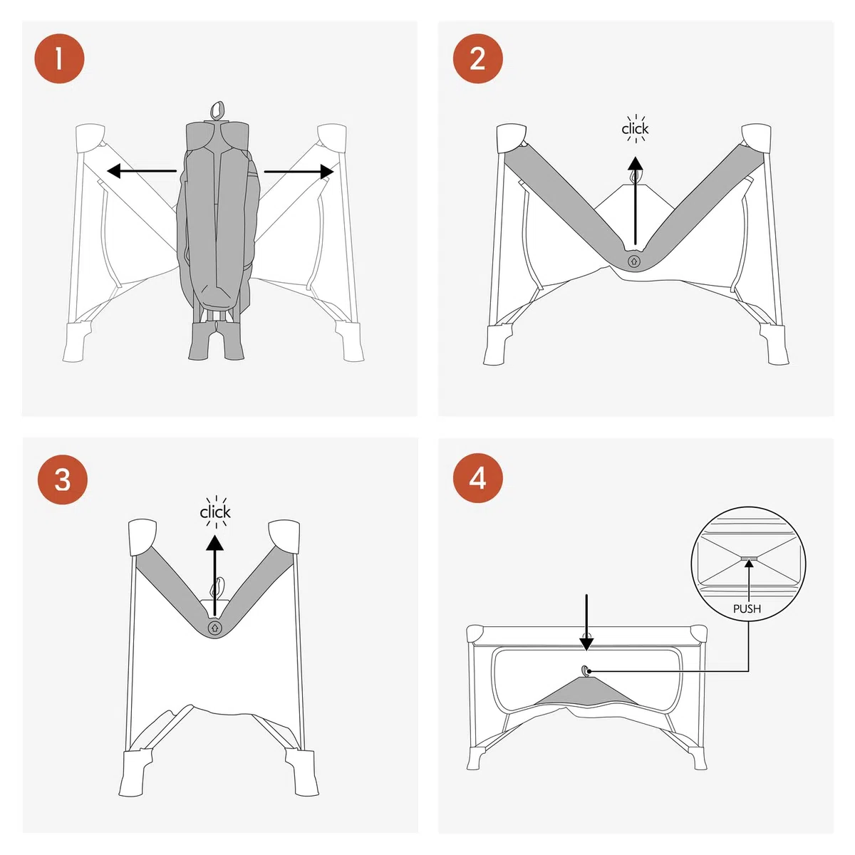 hauck Sleep N Play Center, Teddy Grey - Kinderreisebett Set mit Neugeboreneneinhang, Wickelauflage, Tragetasche, Rollen & Schlupf, Faltbar, Baby Reisebett & Laufstall ab Geburt bis 15 kg max. 3 Jahre