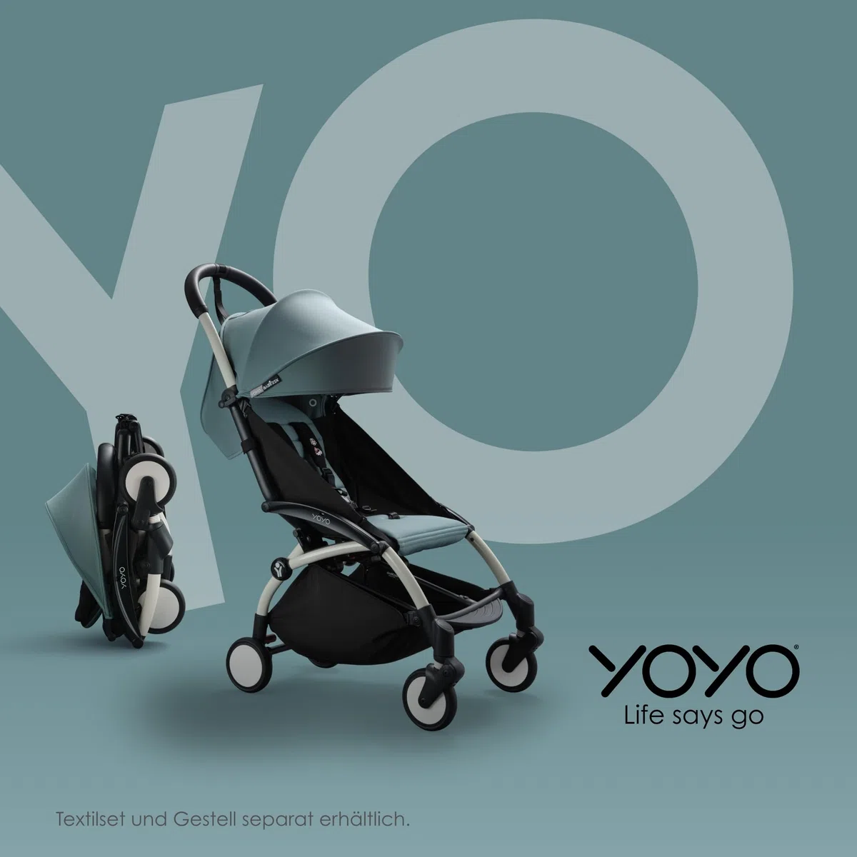 BABYZEN YOYO Autositz von BeSafe - Geeignet für Kinder von 0-12 Monaten - Ergonomischer Griff mit drei Tragepositionen - Inklusive Schutzhülle & zwei Adaptern für die M-Version