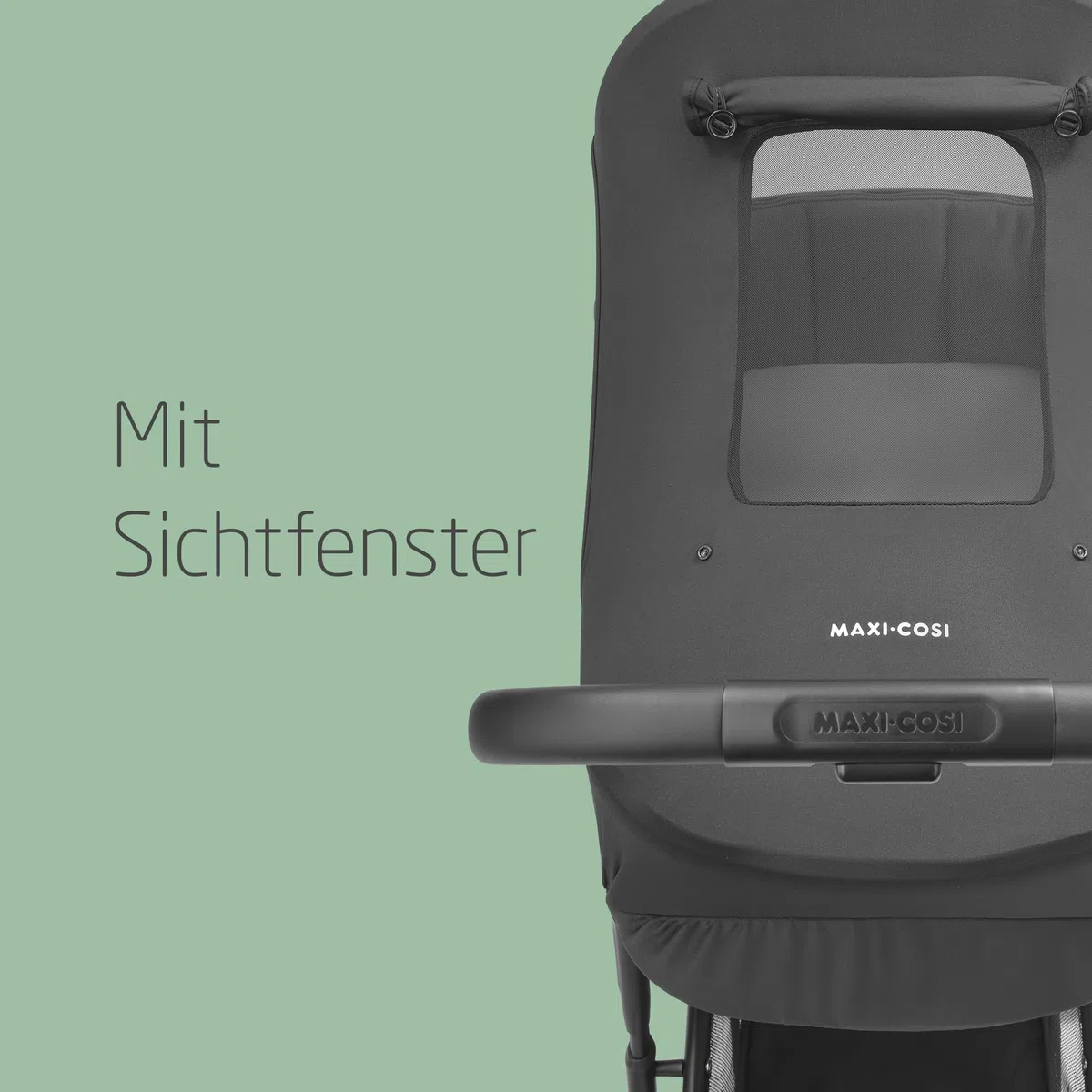 Maxi-Cosi Sonnenverdeck, USF 50+, Baby-Sonnenschutz, Schwarz