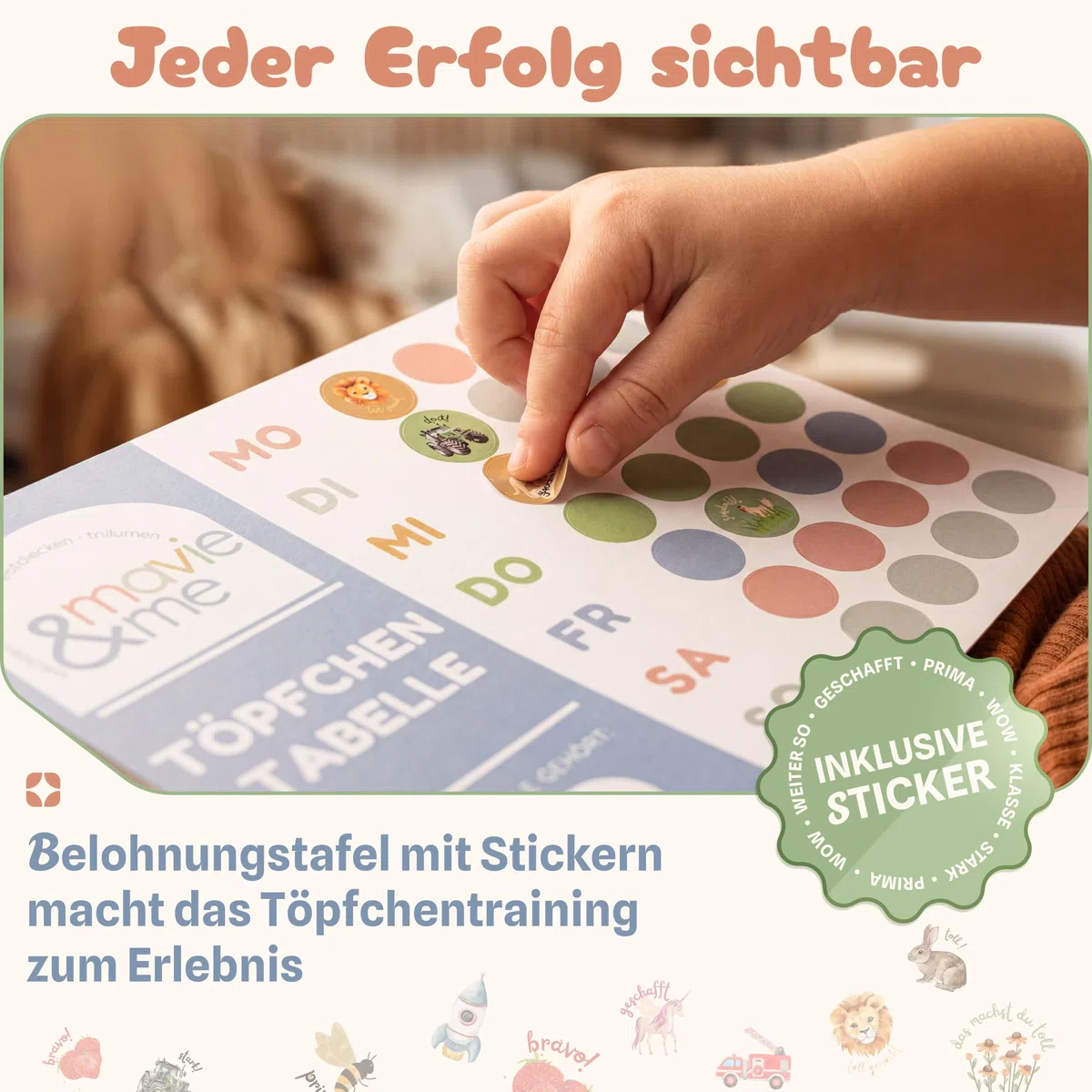 Töpfchen für Kinder 3-in-1 mit Toilettensitz & Tritthocker – Töpfchentraining Set für Kleinkinder – rutschfest & stabil bis 60 kg mitwachsend herausnehmbarer Innentopf – BPA frei (grau)