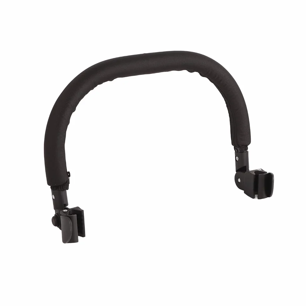 Kinderwagen Zubehör, Universal Kinderwagen Leitplanken Armlehne, Verstellbare Baby Stoßstange, Kinderwagen Zubehör (Schwarz)