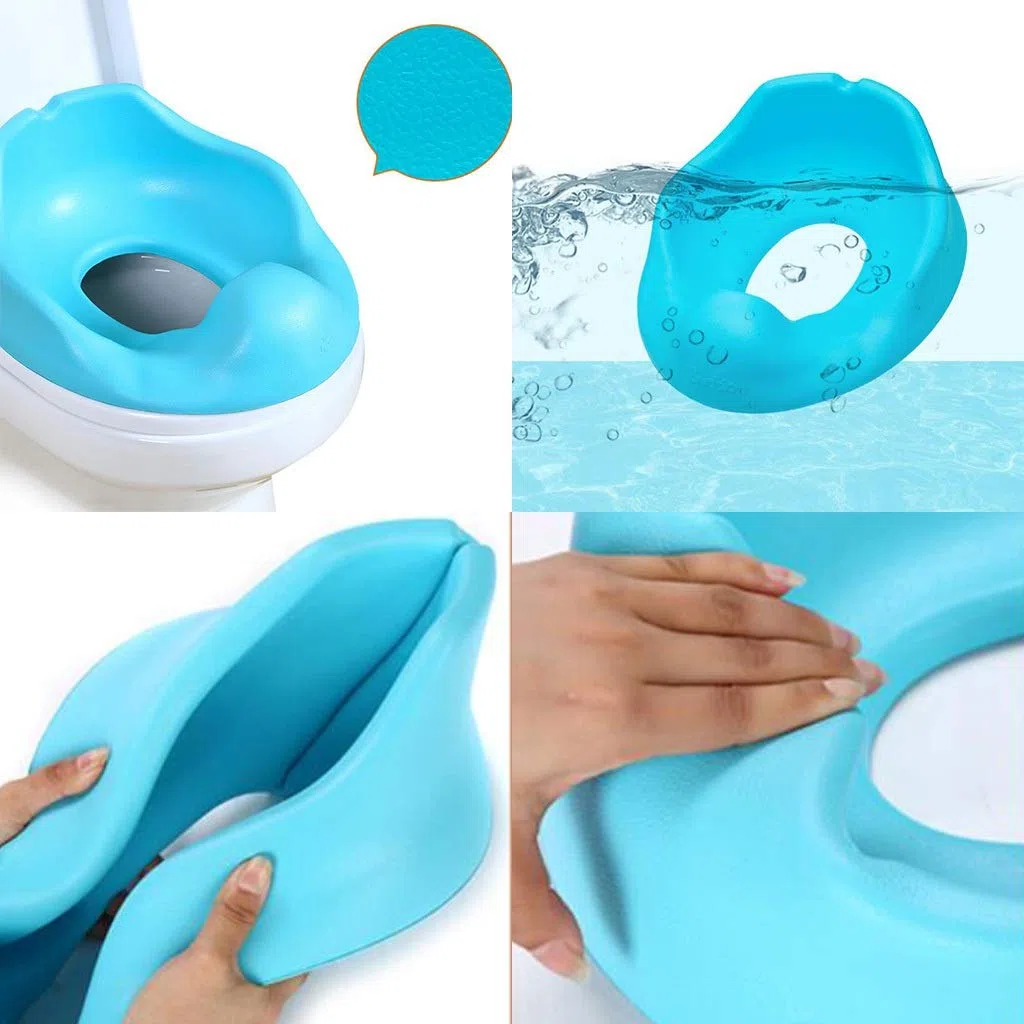 Toilettensitz, Ring für Toilettentrainer, Hockender Toilettenhocker, Ergonomie Bad Assistent Töpfchen Rutschfest Sicher robust zum Unisex-Kleinkind WC Trainer (Farbe : #5)